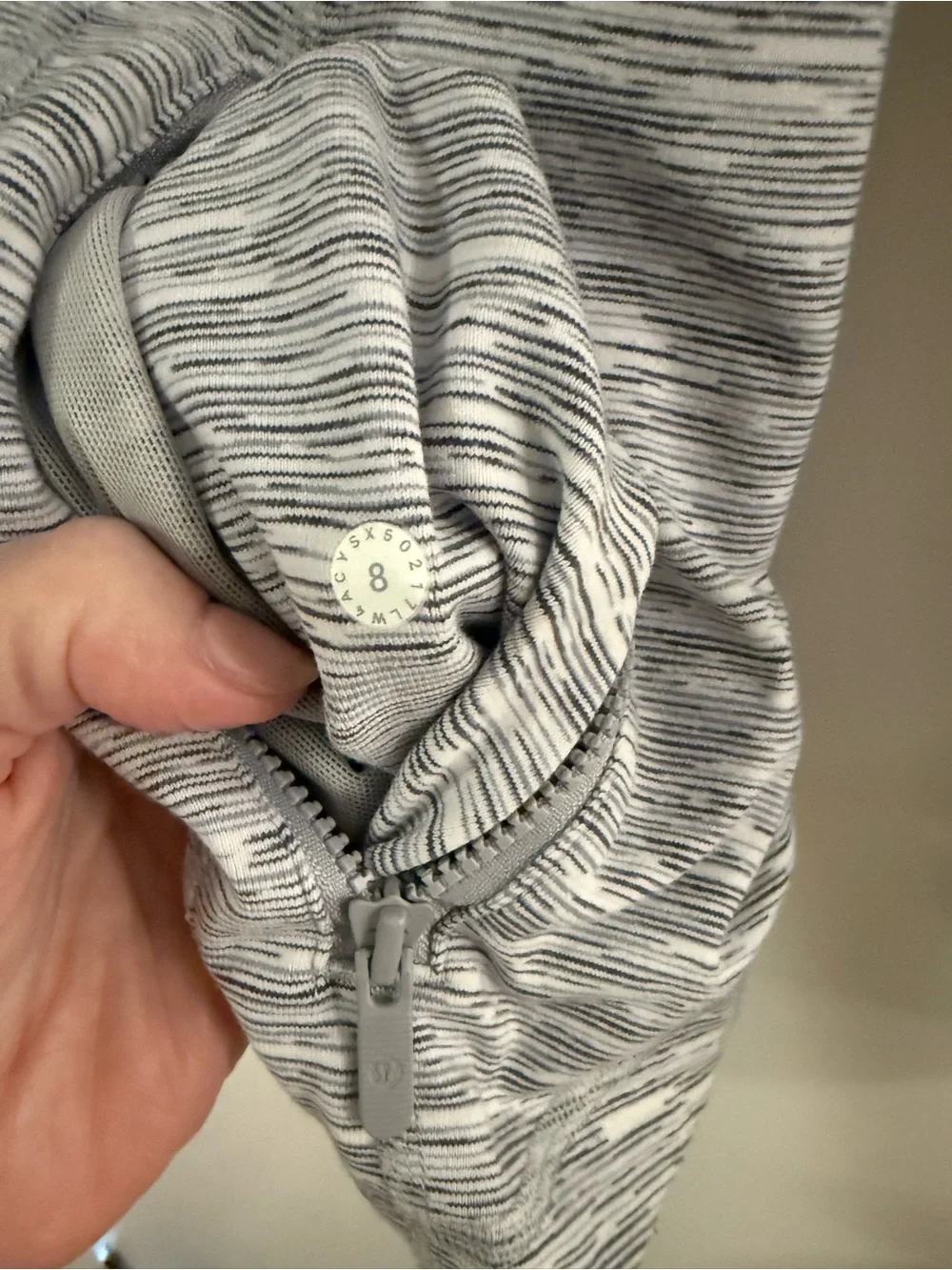 lululemon athletica Gray Heather Full-Zip Utility Jacket